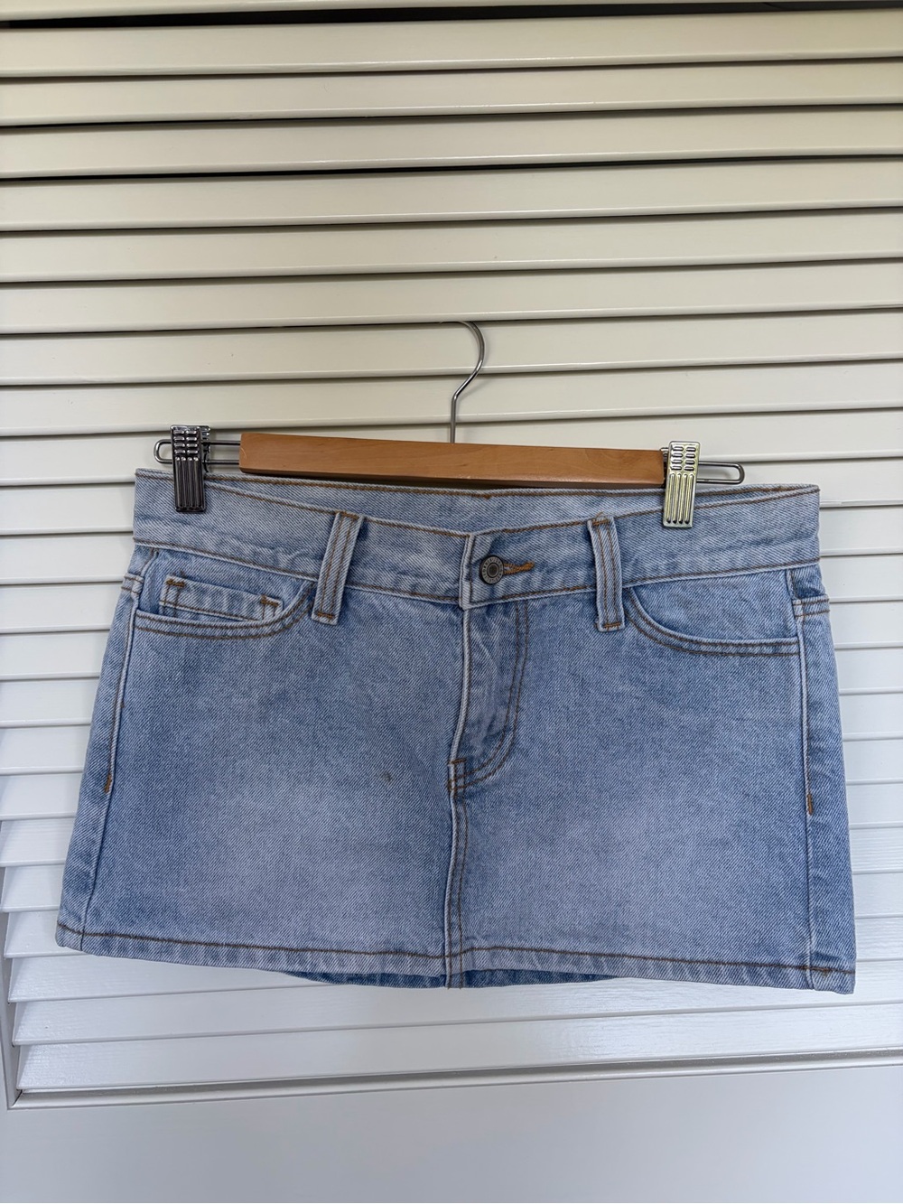 brandy Melville denim mini skirt